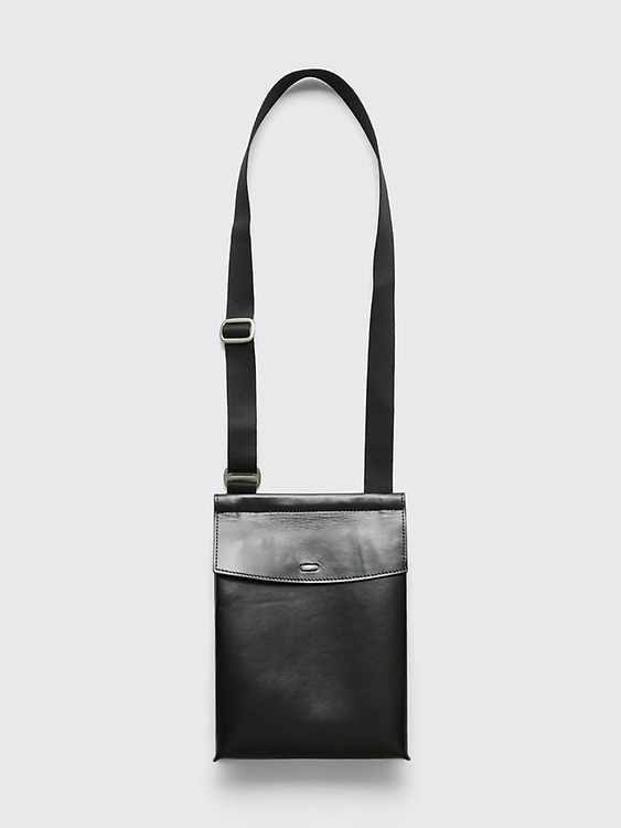 Our Legacy Pocket Leather Bag Black - Très Bien