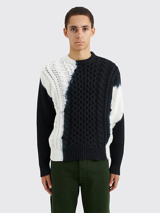 Stüssy Stacked Sweater Vest Ivory - Small