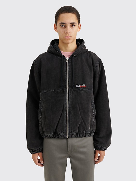 Stüssy Canvas Insulated Work Jacket Black