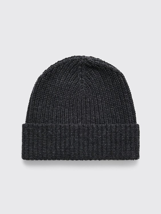 Très Bien - Auralee Brushed Super Kid Mohair Knit Cap Ink Black