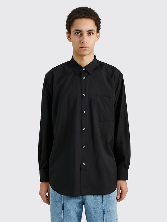 Très Bien - Our Legacy Borrowed BD Shirt Sheer Check Dark Grey