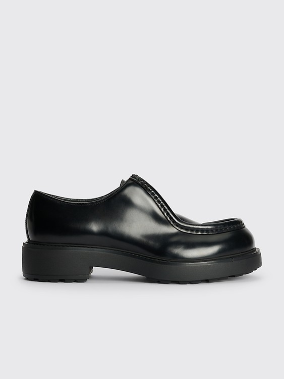 Prada brushed leather derby 2024 shoes