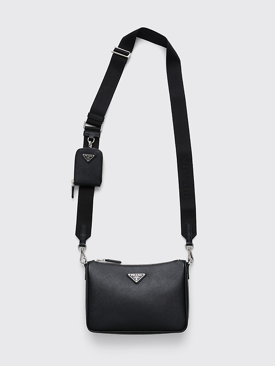 Re-Nylon shoulder bag in black - Prada