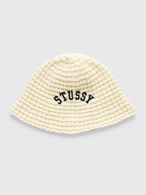 Très Bien - Stüssy Workgear Spray Cuff Beanie Lime