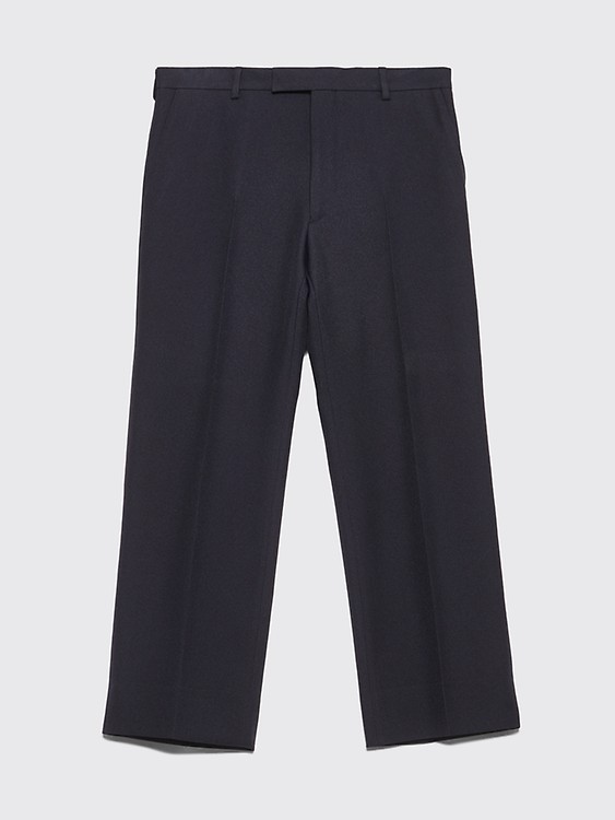 Très Bien - Prada Gabardine Nylon Zip Detail Pants Black