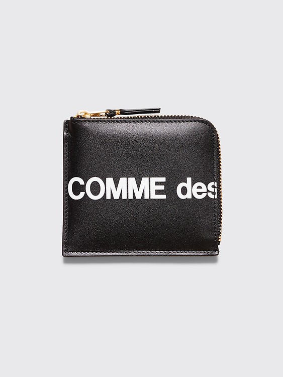 Très Bien - Comme des Garçons Wallet SA3100 Huge Logo Black