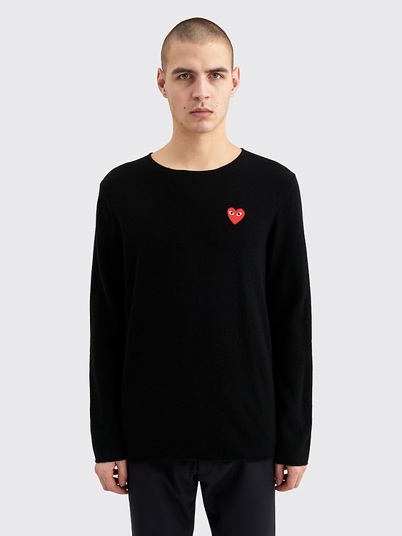 Cdg sweater clearance black