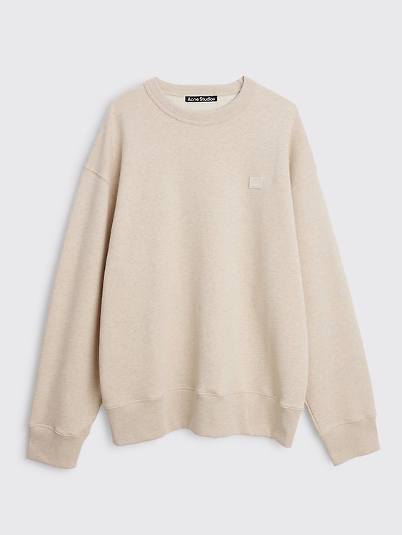 Très Bien - Acne Studios Face Crew Neck Sweatshirt Violet Pink Melange