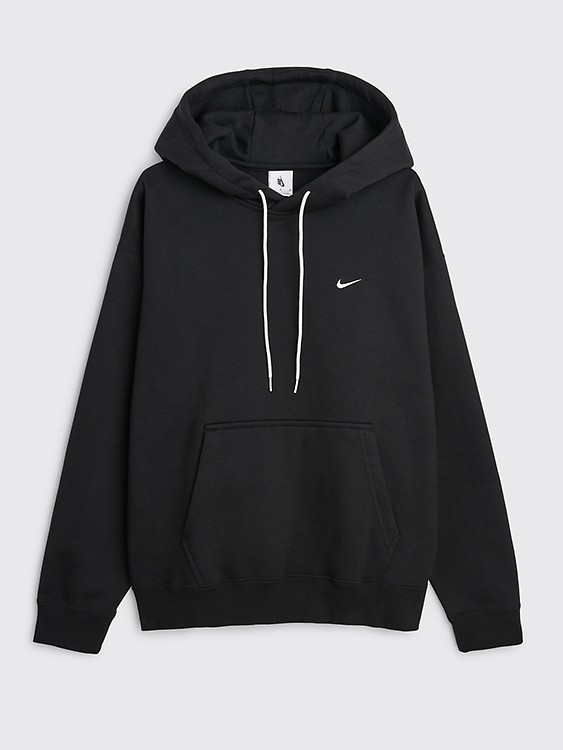 Très Bien - Nike Solo Swoosh Full Zip Hoodie Black / White