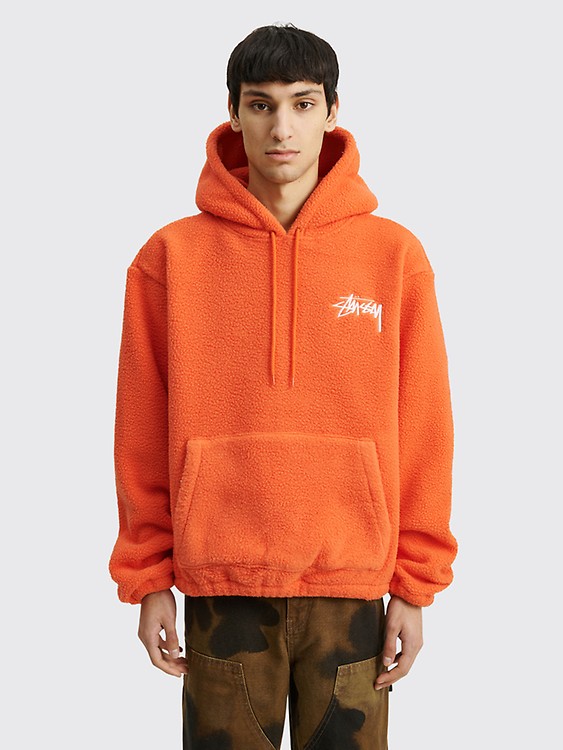 Orange stussy sweatshirt new arrivals