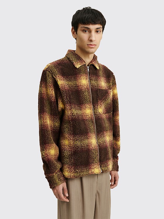 Stussy shadow best sale plaid sport coat