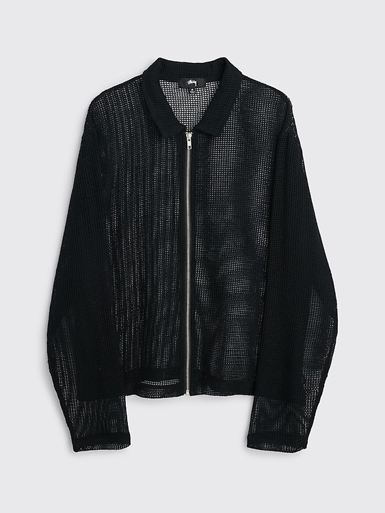 stussy mesh zip jacket