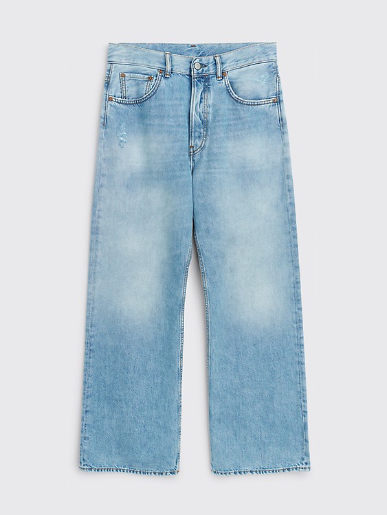 Acne Studios – Loose Fit Drawstring Trousers Blue