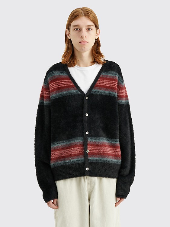 Très Bien - Stüssy Shaggy Cardigan Bone