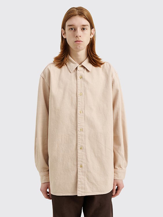 Auralee wool cashmere light tweed shirt シャツ トップス メンズ レビュー高評価の商品