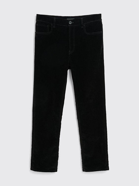 Prada Women's Black Jeans With Triangle Logo