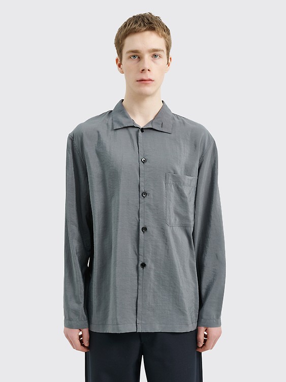 エクルベージュ 新品 LEMAIRE ルメール 22SS V-NECK SHIRT コットン