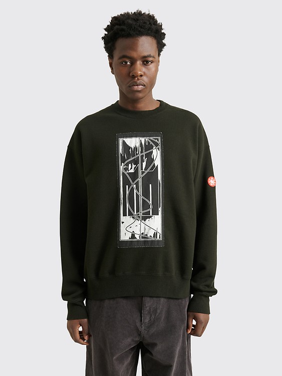 Très Bien - Cav Empt Overdye Logo Crew Neck Charcoal