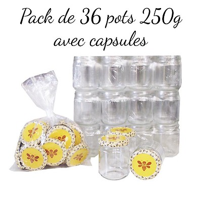Pot plastique avec épaulement Nicot, 190 ml (250 g miel), LE SACHET DE 25 -  Pots Nicot - Naturapi : Tout pour l'apiculteur