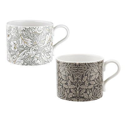 Morris & Co Set of 2 Mugs (Blackthorn & Golden Lily)