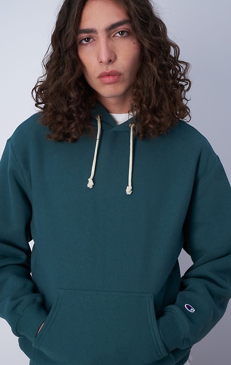 Champion green reverse weave clearance hoodie