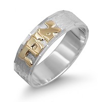 Question Mark Ring Punctuation Jewelry Grammar Ring 24K 