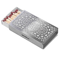 Sterling Silver Matchbox Cover With retailer Leg and Hebrew words