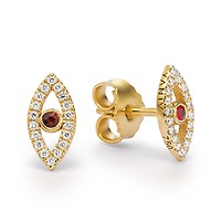 Ruby Yellow Gold Valentino Ring - Intini Jewels
