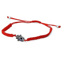 Red String Kabbalah Bracelet with Hamsa, Jewish & Israeli Jewelry