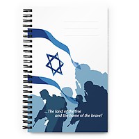 Las Vegas NV Spiral Notebook Journal With Pocket -  Israel