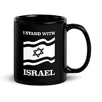 When They Go Low We Go Chai White Glossy Mug, Cool Jewish Gifts