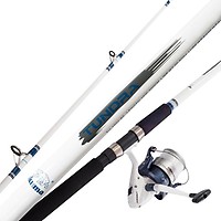 code white fishing pole 13FISHING Code White Spinning Rod and Reel Combo - 2 pcs