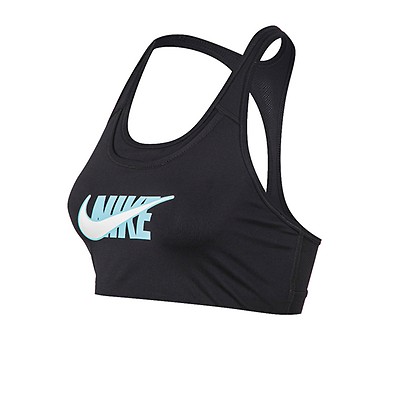 Top Nike Entrenamiento Dri-Fit Swoosh Mujer Negro