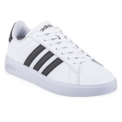 Zapatillas adidas blancas con cheap tiras negras