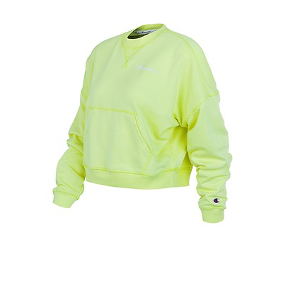 Champion sweater 2025 lime green mujer