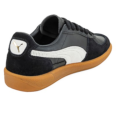 Puma Palermo Lth en negro, blanco y marrón