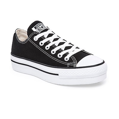 Converse blancas 2024 mujer con plataforma