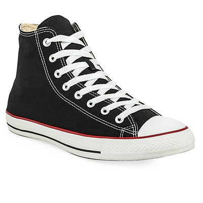 converse negras altas niño