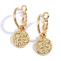 SEA Smadar Eliasaf Gold-Plated Date Night Teardrop Earrings with Clear  Crystal, Jewelry