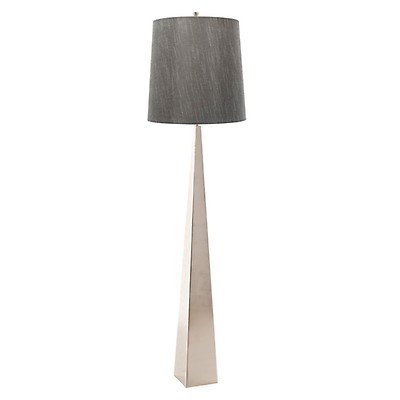 Stehlampe Wohnzimmer Weiss Grau Modern Design 181cm