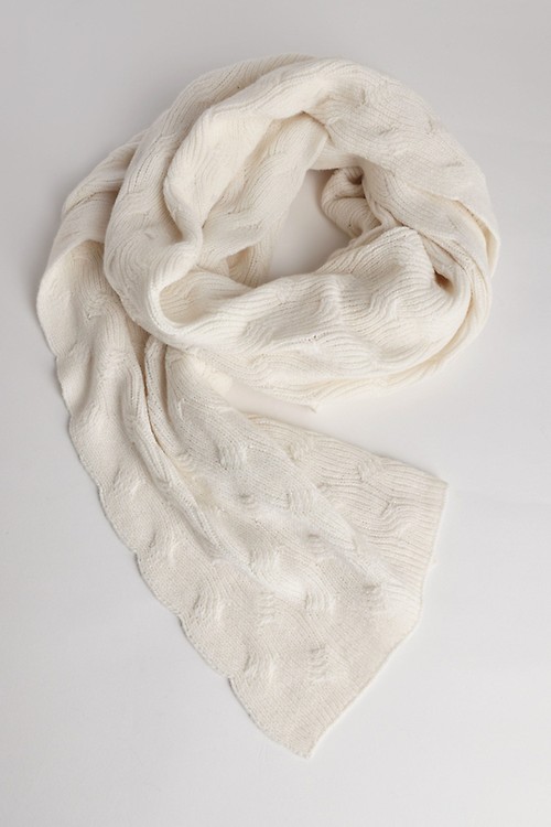 Shop Hailey Luxe Whisper Knit Scarf in Blue
