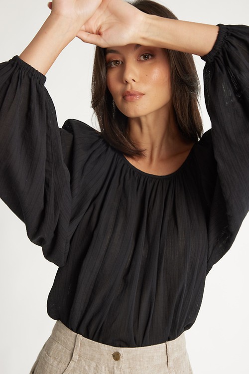 Niamh Blouson Sleeve Blouse