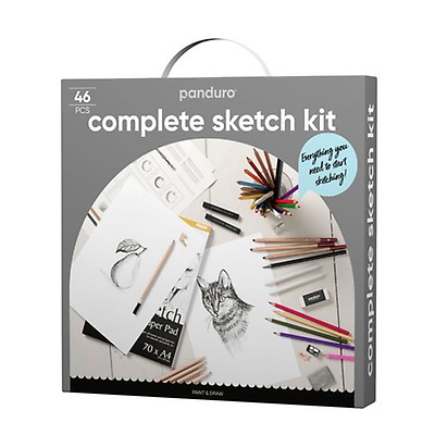 Recomended Panduro sketch drawing set 18 pack for Learning