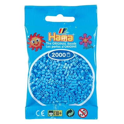 Pack of 2000 Hama MINI Beads Brown 501-12 