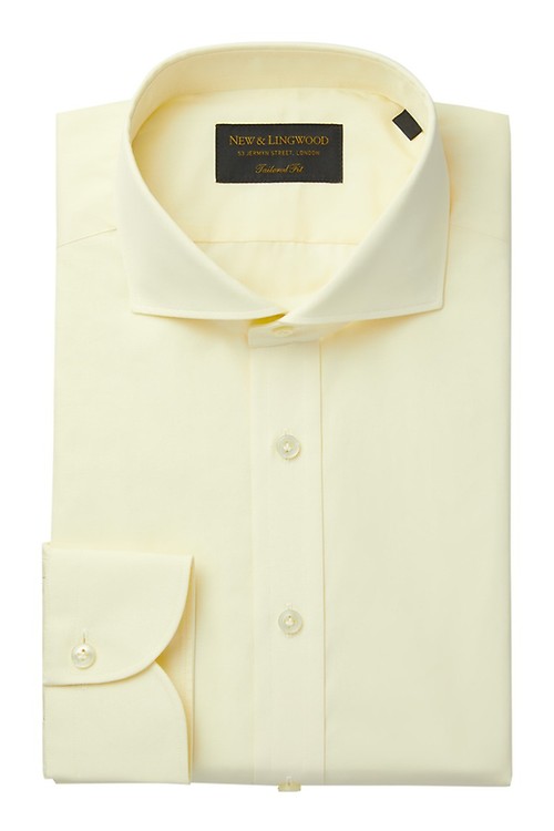 Tailored Slim Cotton-Cashmere Dress Shirt