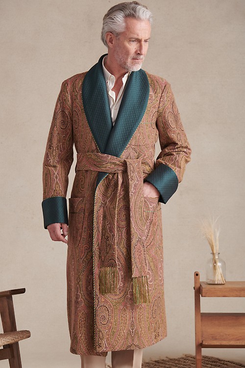 Gold dressing gown hotsell