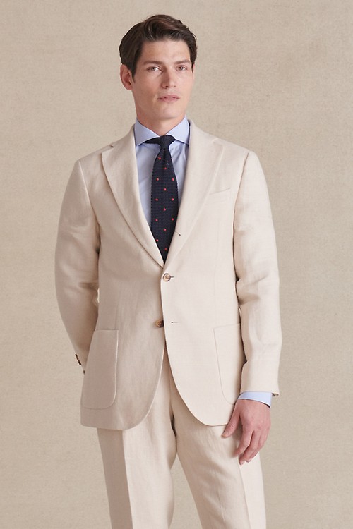 Beige on sale linen jacket