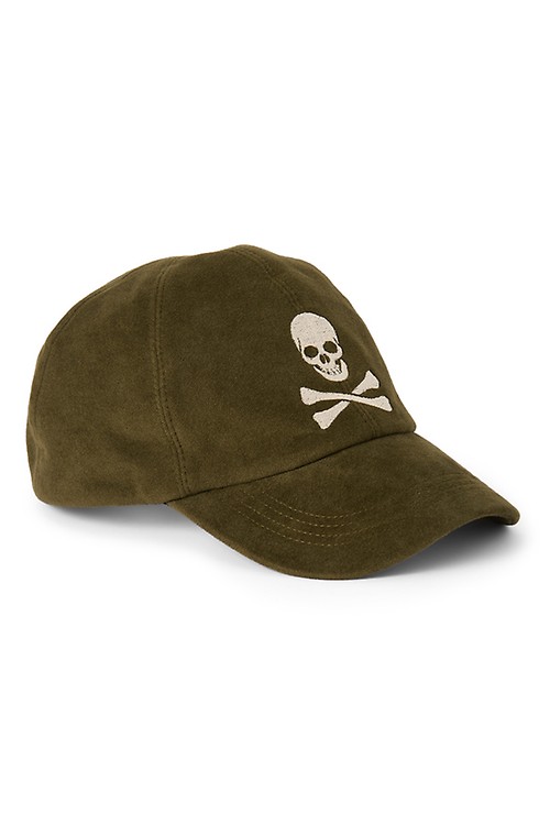 Baseball cap with skull and crossbones hotsell