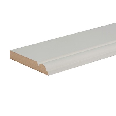 Primed MDF Bullnose 119 x 18 x 4400mm  Free P&P Skirting Board pack sizes 