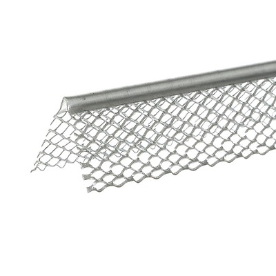 Drywall Plasterboard Thin Coat Angle Bead Galvanised Steel 2.4m Pack 20